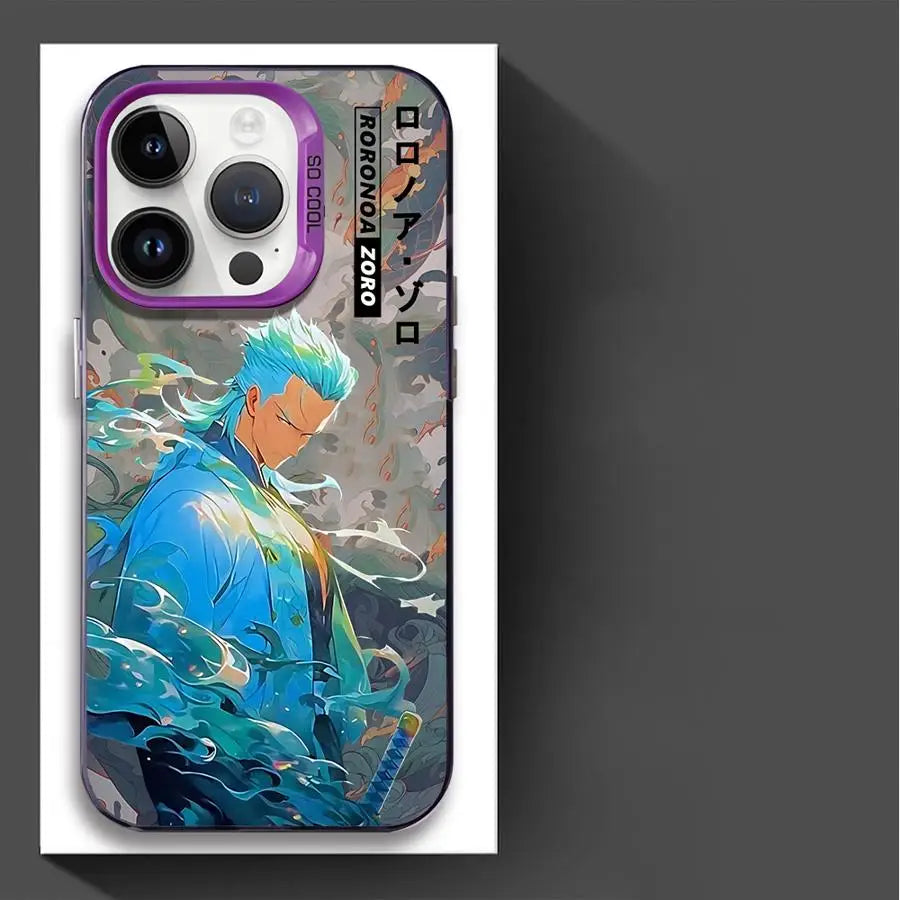 Phone Case for iPhone 15 16 Plus 11 12ProMax 14 Pro 13 15ProMax 14Plus Shell Funda Fitted Cover Onees Pieeces Lu-Fei Zoros