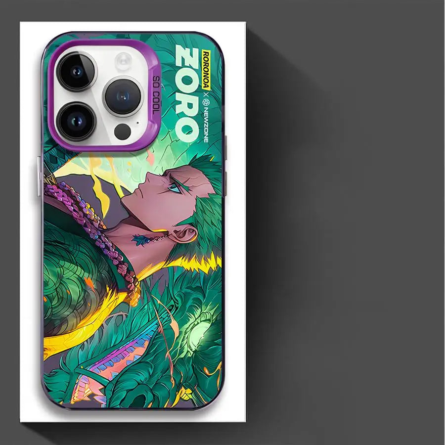 Phone Case for iPhone 15 16 Plus 11 12ProMax 14 Pro 13 15ProMax 14Plus Shell Funda Fitted Cover Onees Pieeces Lu-Fei Zoros