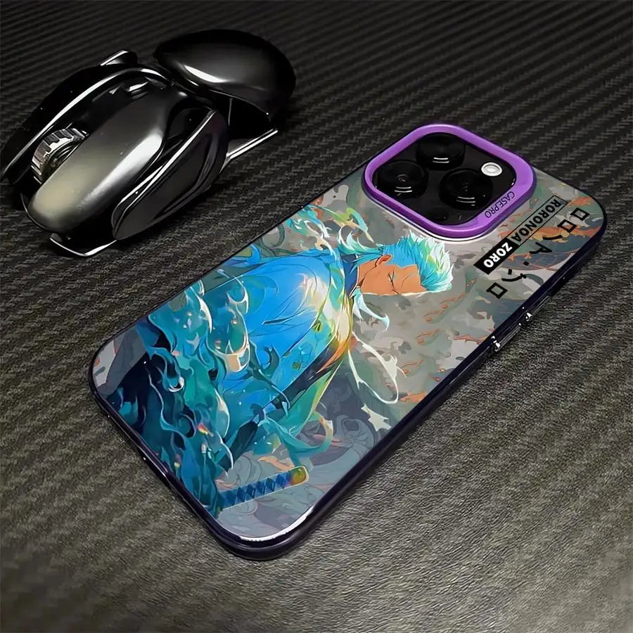 Phone Case for iPhone 15 16 Plus 11 12ProMax 14 Pro 13 15ProMax 14Plus Shell Funda Fitted Cover Onees Pieeces Lu-Fei Zoros