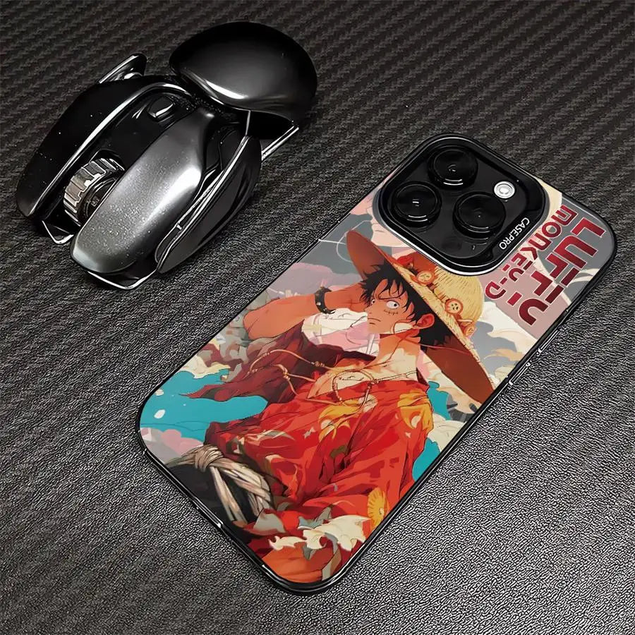 Phone Case for iPhone 15 16 Plus 11 12ProMax 14 Pro 13 15ProMax 14Plus Shell Funda Fitted Cover Onees Pieeces Lu-Fei Zoros