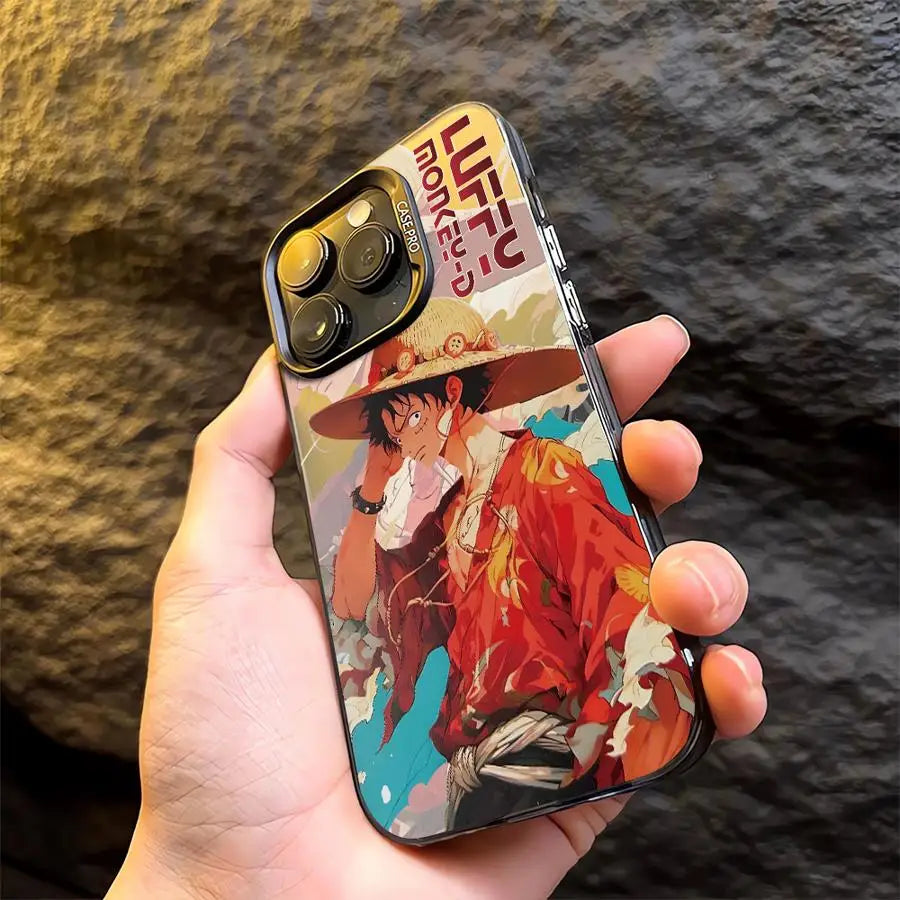 Phone Case for iPhone 15 16 Plus 11 12ProMax 14 Pro 13 15ProMax 14Plus Shell Funda Fitted Cover Onees Pieeces Lu-Fei Zoros