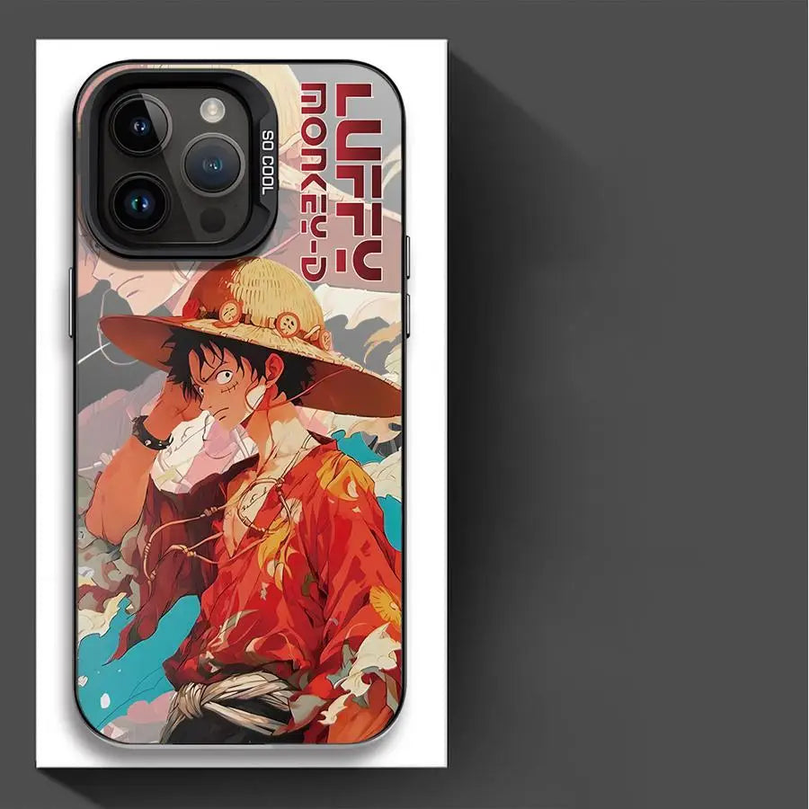 Phone Case for iPhone 15 16 Plus 11 12ProMax 14 Pro 13 15ProMax 14Plus Shell Funda Fitted Cover Onees Pieeces Lu-Fei Zoros